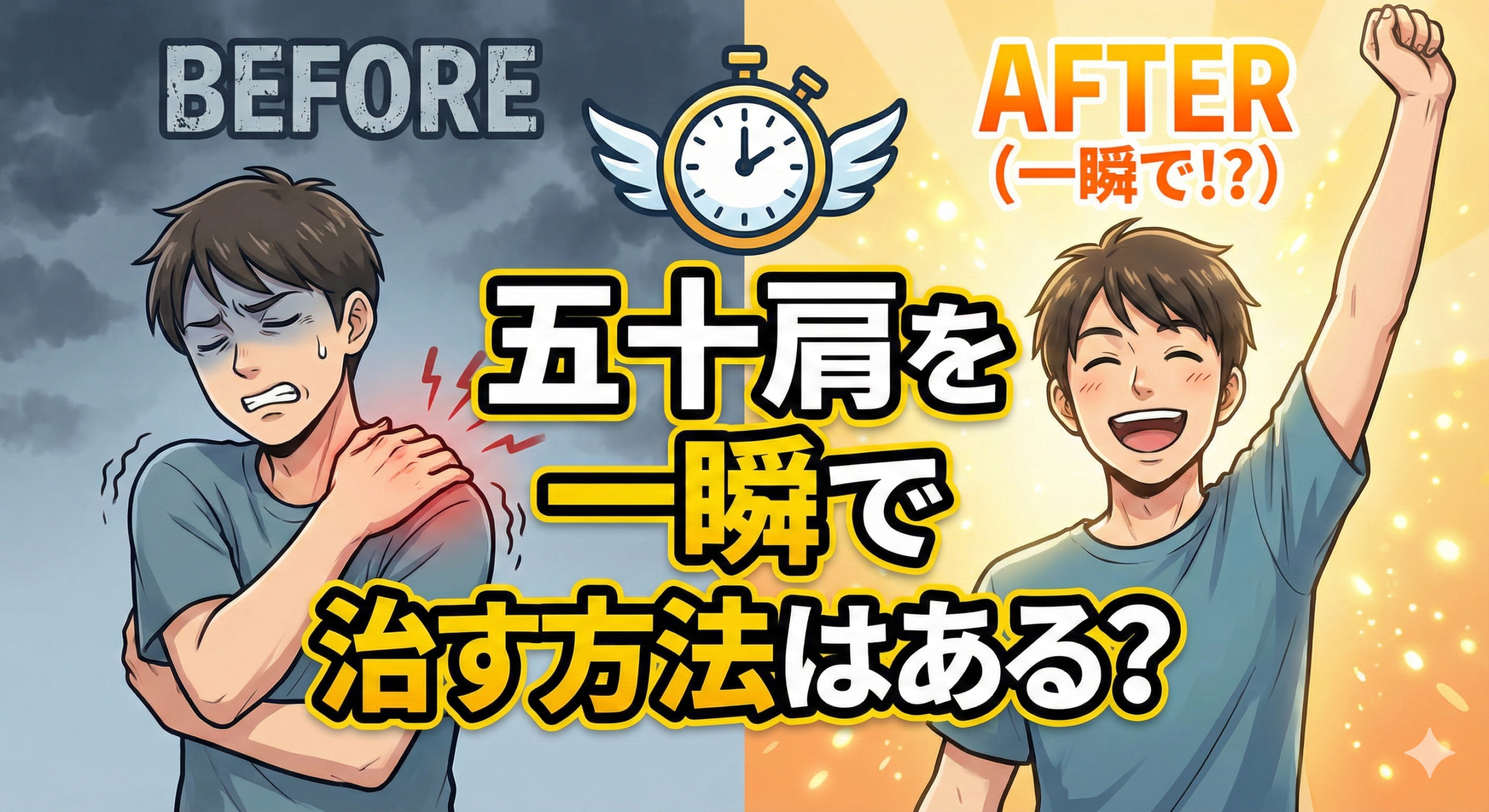 五十肩の即効ケアと真実