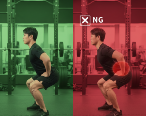 スクワットで腰が痛いのはなぜ？三軒茶屋の整骨院が教える原因とNGフォーム