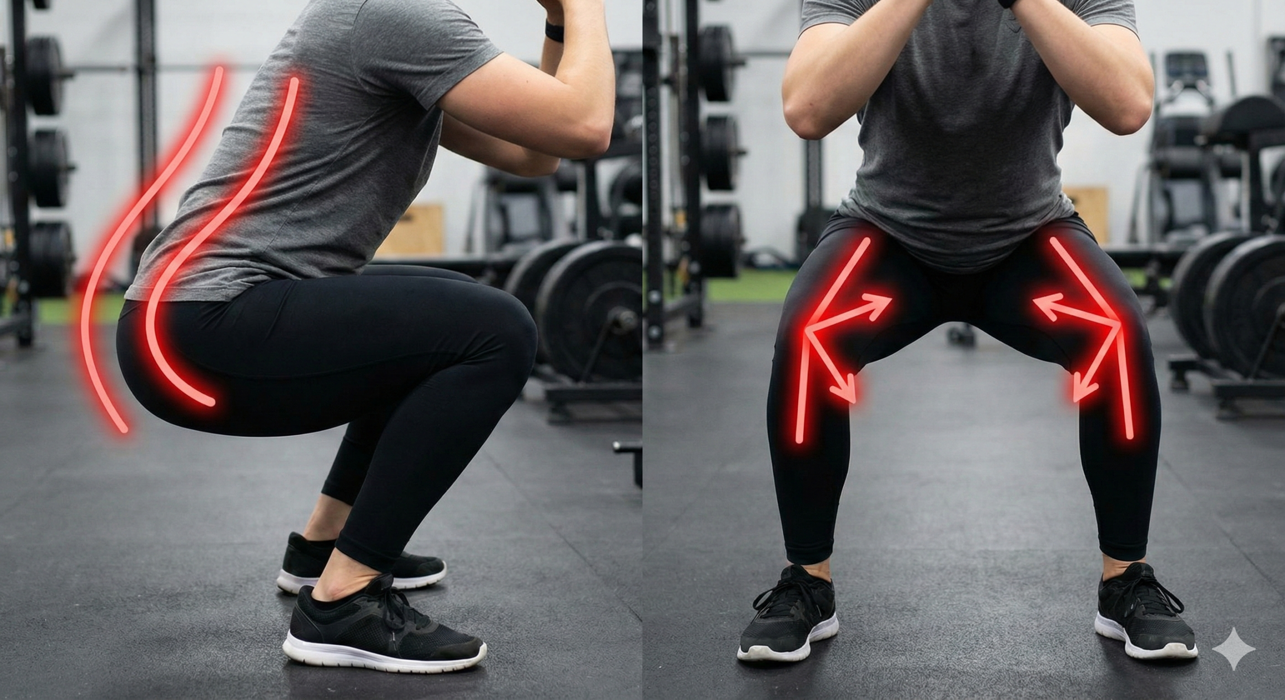 スクワットのNGフォーム解説